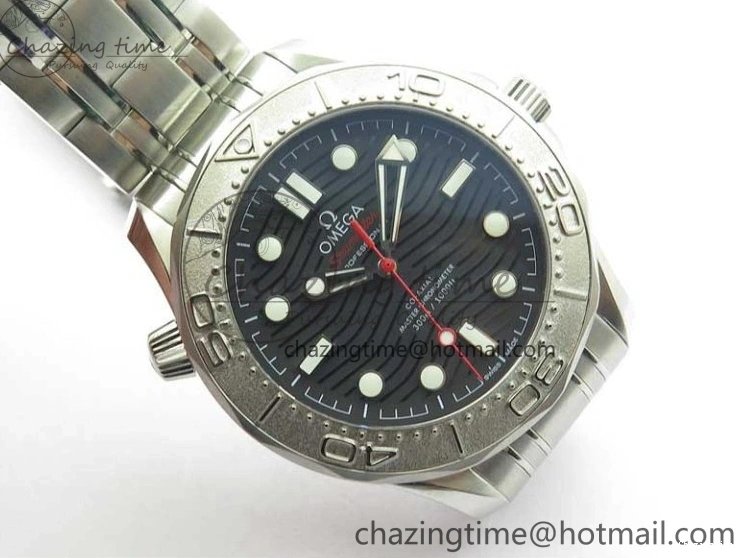 1227 Snug Seamaster Diver 300M Nekton VSF 1:1 Best Edition Black Dial on SS Bracelet A 7888